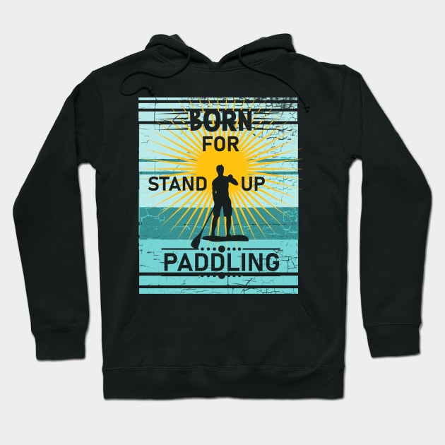 Stand Up Paddling Man Hoodie by Imutobi